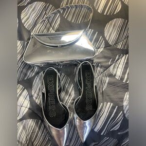 Matching purse and shoes from express size 8